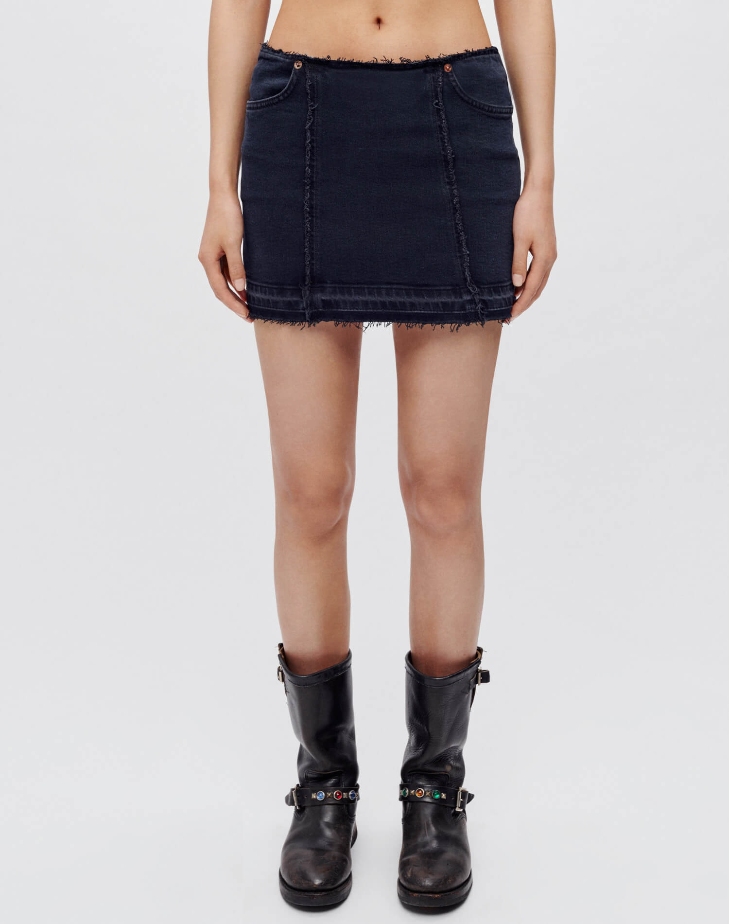 Mini jupe tube - Blacken Blue