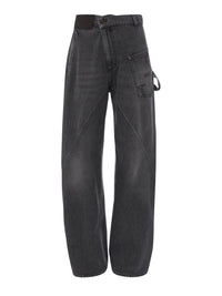 Jeans De Travail Tordus - Grey