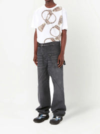 Pantalon taille basse en denim - Grey
