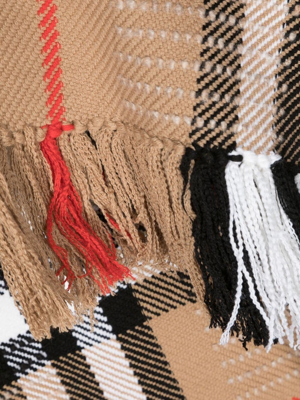 Couverture artisanale en laine - Archive Beige
