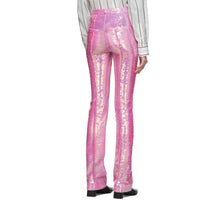 Pantalon droit à sequins - Pink Irridescent