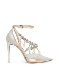 Escarpins Victoria 100 - Transparent, Chalk & Crystal