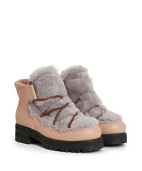 Bottines Ditto en cuir - Ballet Pink & Ballet Pink