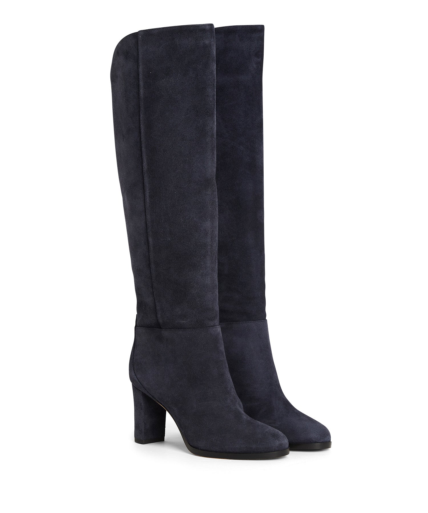 Bottes Madalie 80 en cuir - Navy