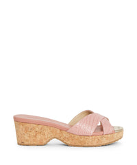 Mules Panna 50 en cuir - Blush