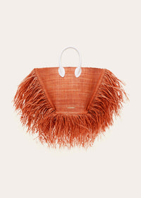 Sac Grand Baci en cuir - Terracotta