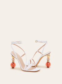 Sandales Bordighera en cuir - White