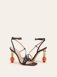 Sandales Bordighera en cuir - Black
