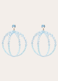 The Cristalli Earrings - Pale Blue