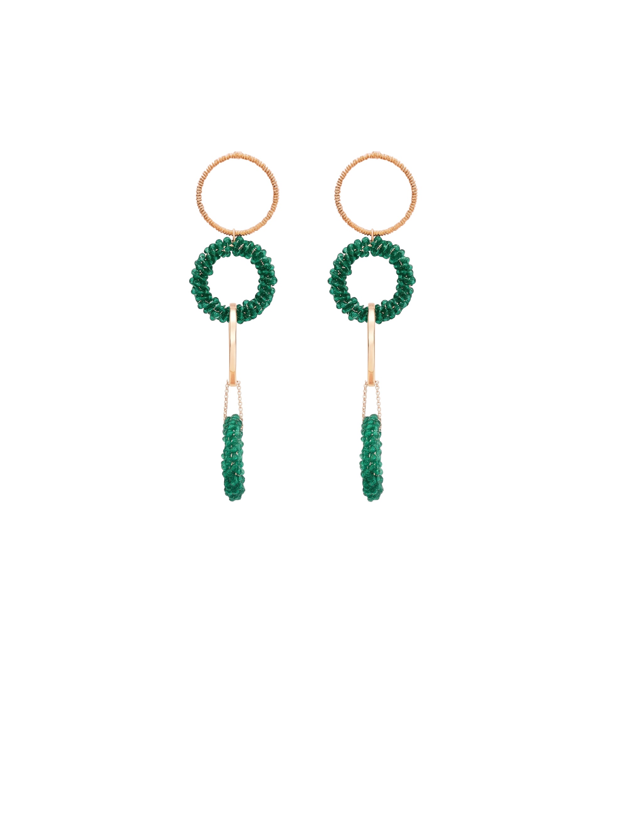 Boucles d'oreilles Riviera - Green