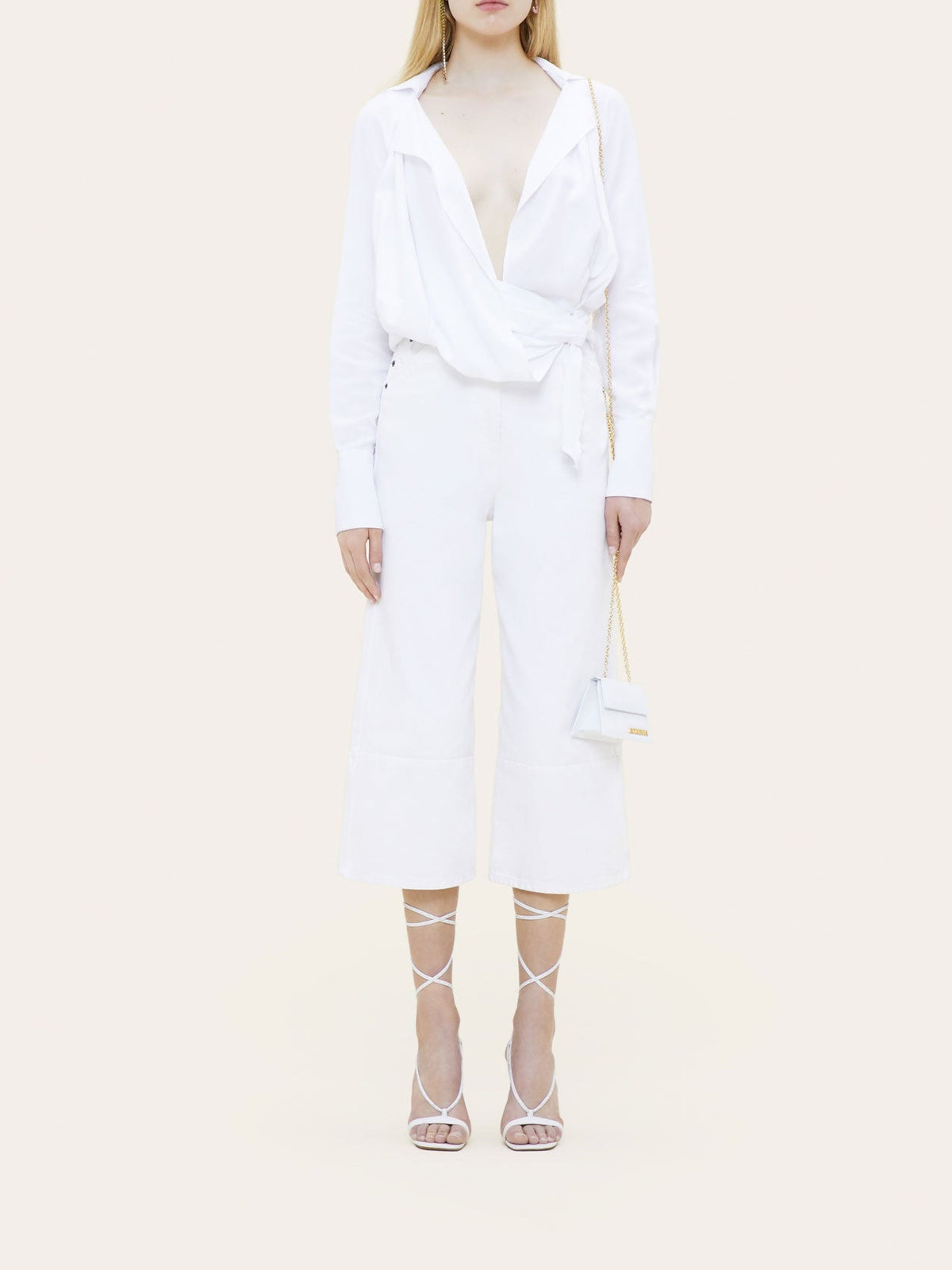 Chemise Figari à nouer - White