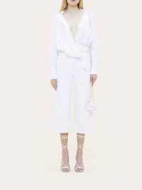 Chemise Figari à nouer - White