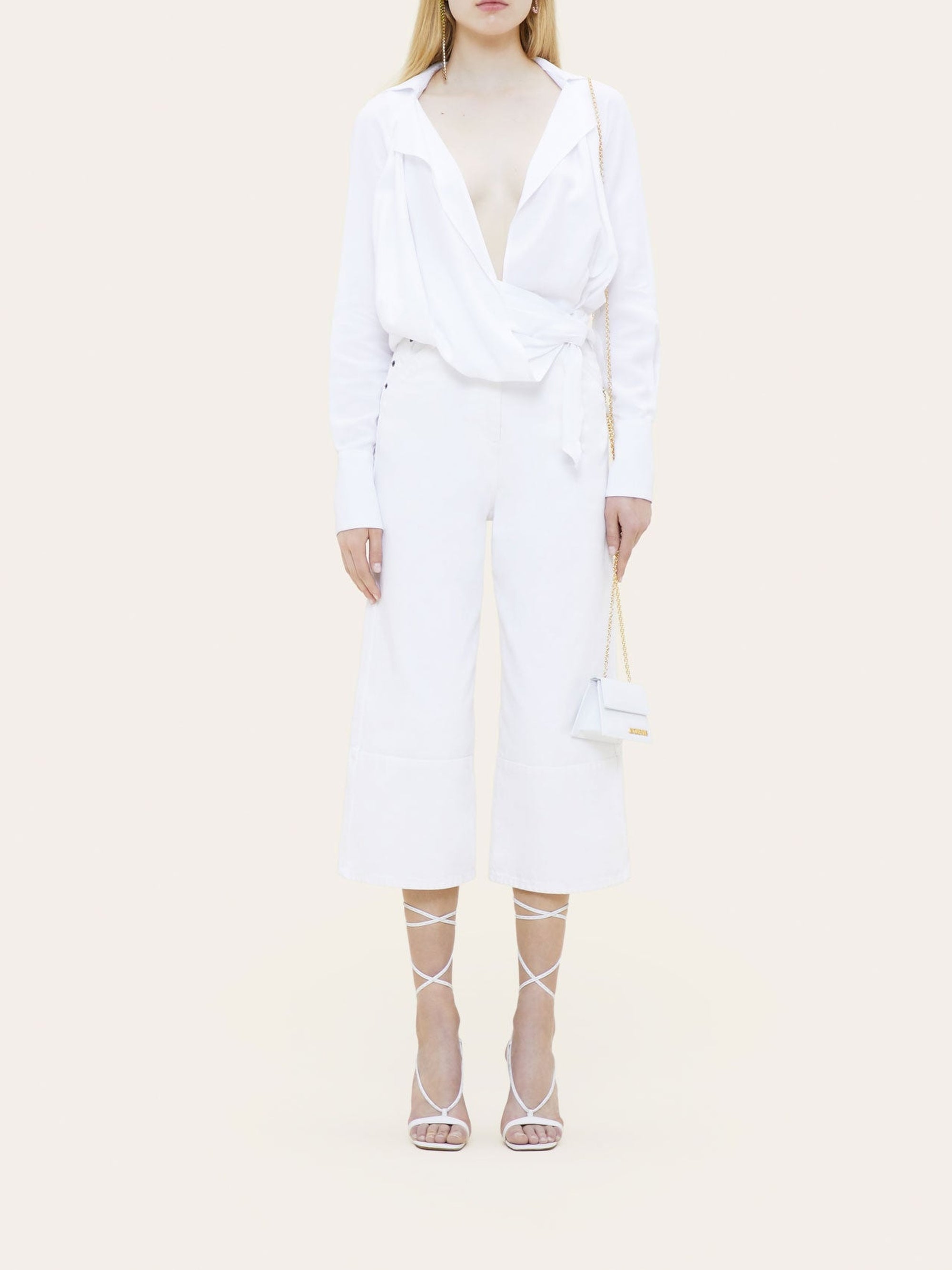 Chemise Figari à nouer - White