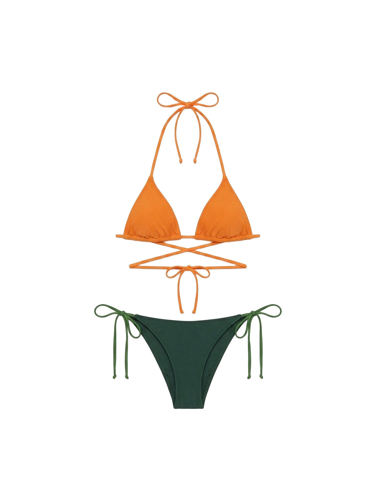 Maillot de bain deux pièces Albenga - Multi Orange