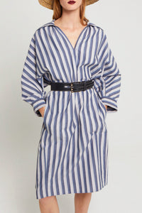 Robe Ecosse à manches longues - Grey