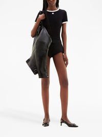 6pcs RELIQUAT 290€ / Short crêpe héritage vieilli en laine - Navy