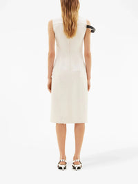 31pcs RELIQUAT 390€ / Robe tailleur longue strap en sergé - Heritage white