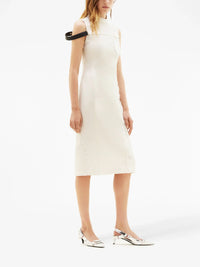 31pcs RELIQUAT 390€ / Robe tailleur longue strap en sergé - Heritage white