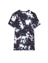 T-shirt tie and dye en maille - Black & White