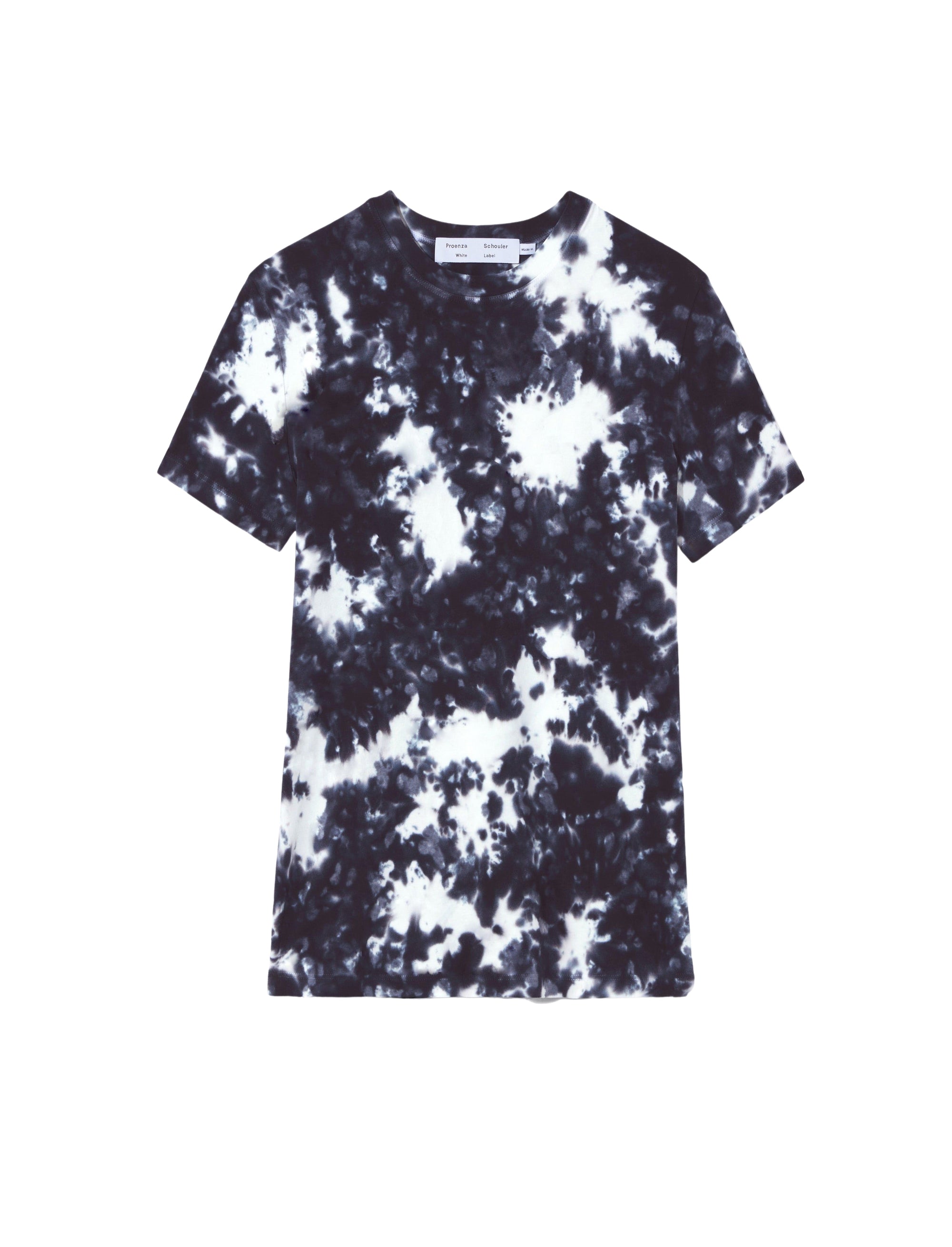 T-shirt tie and dye en maille - Black & White