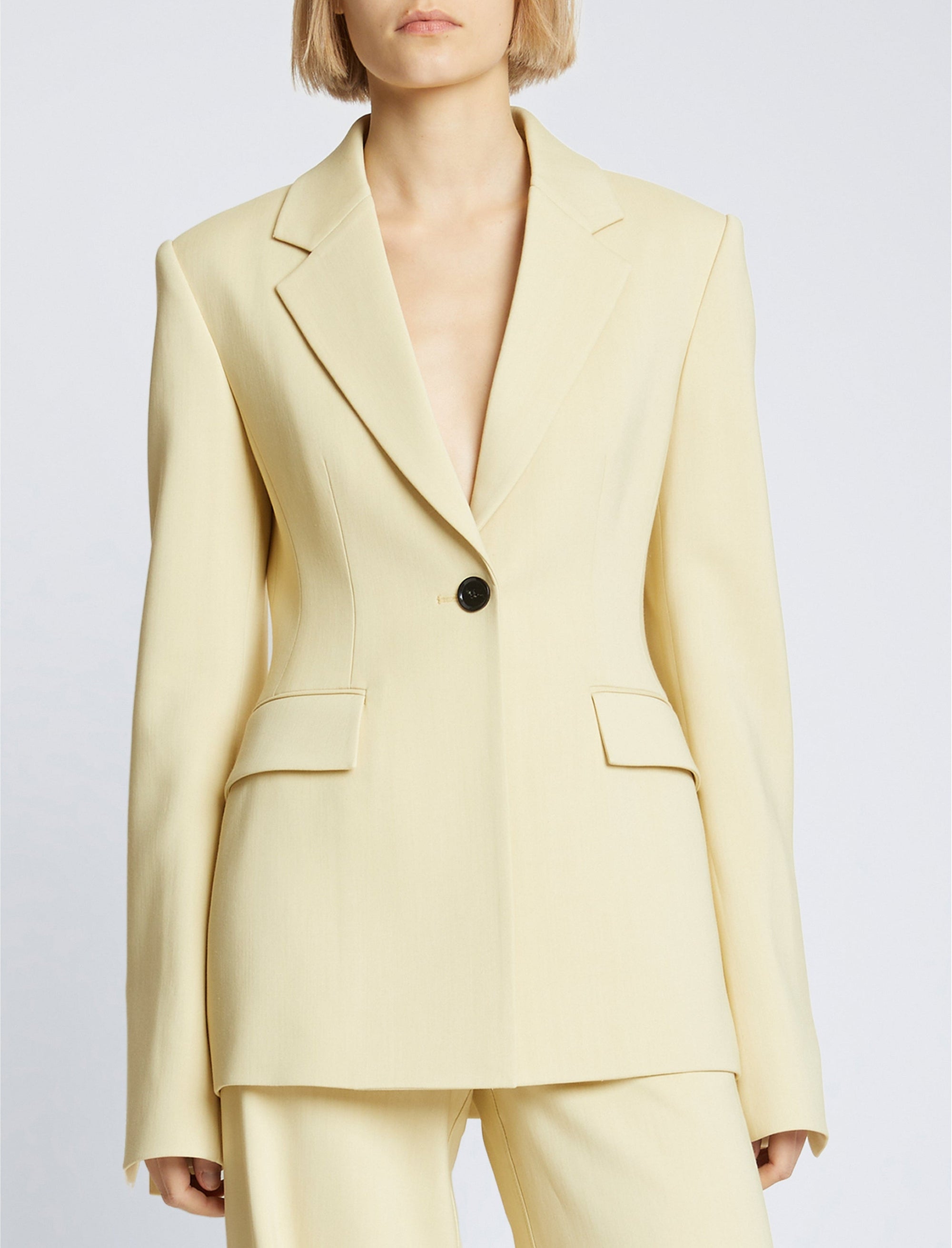 Veste de blazer cintrée - Parchment