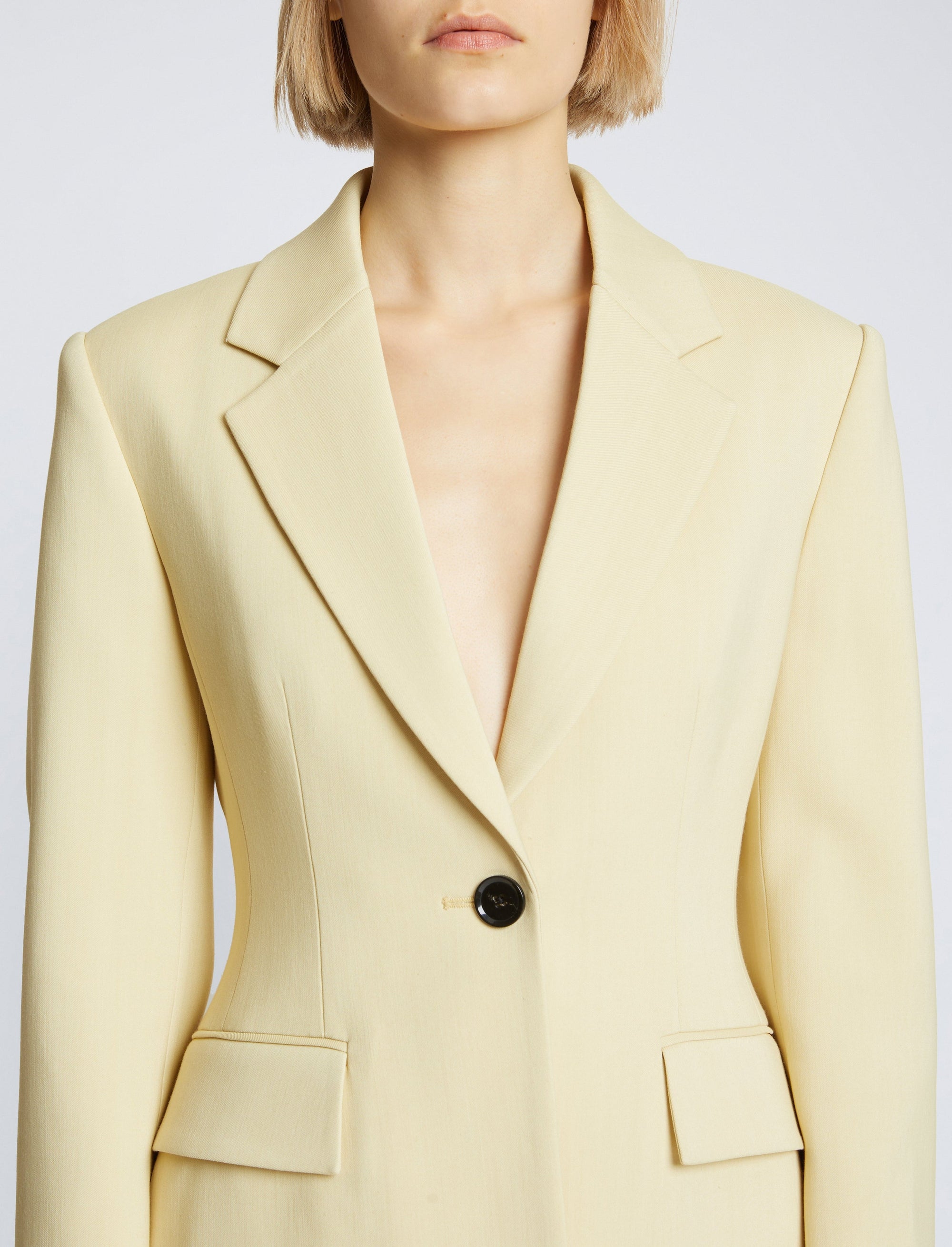 Veste de blazer cintrée - Parchment