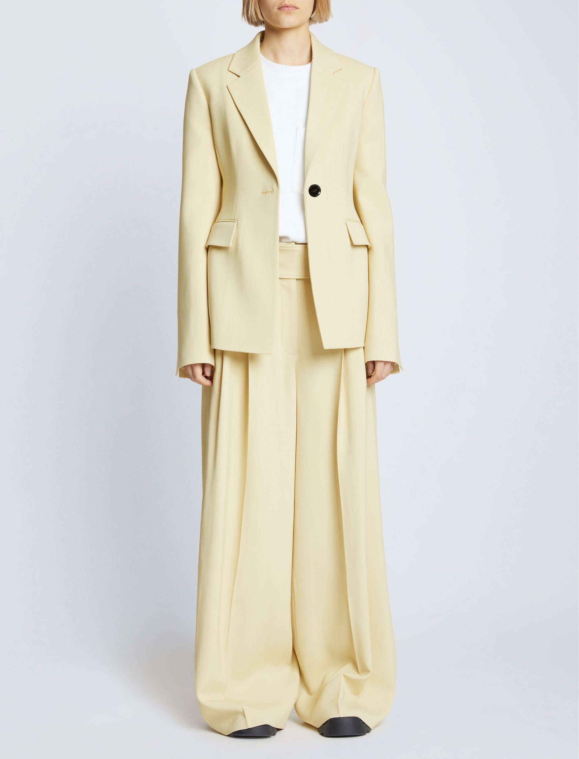 Veste de blazer cintrée - Parchment