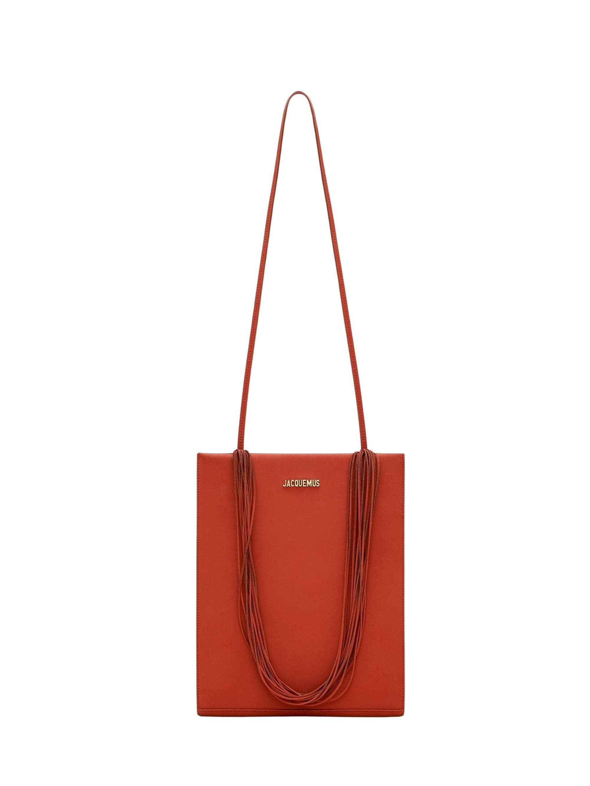 Sac A4 en cuir - Orange