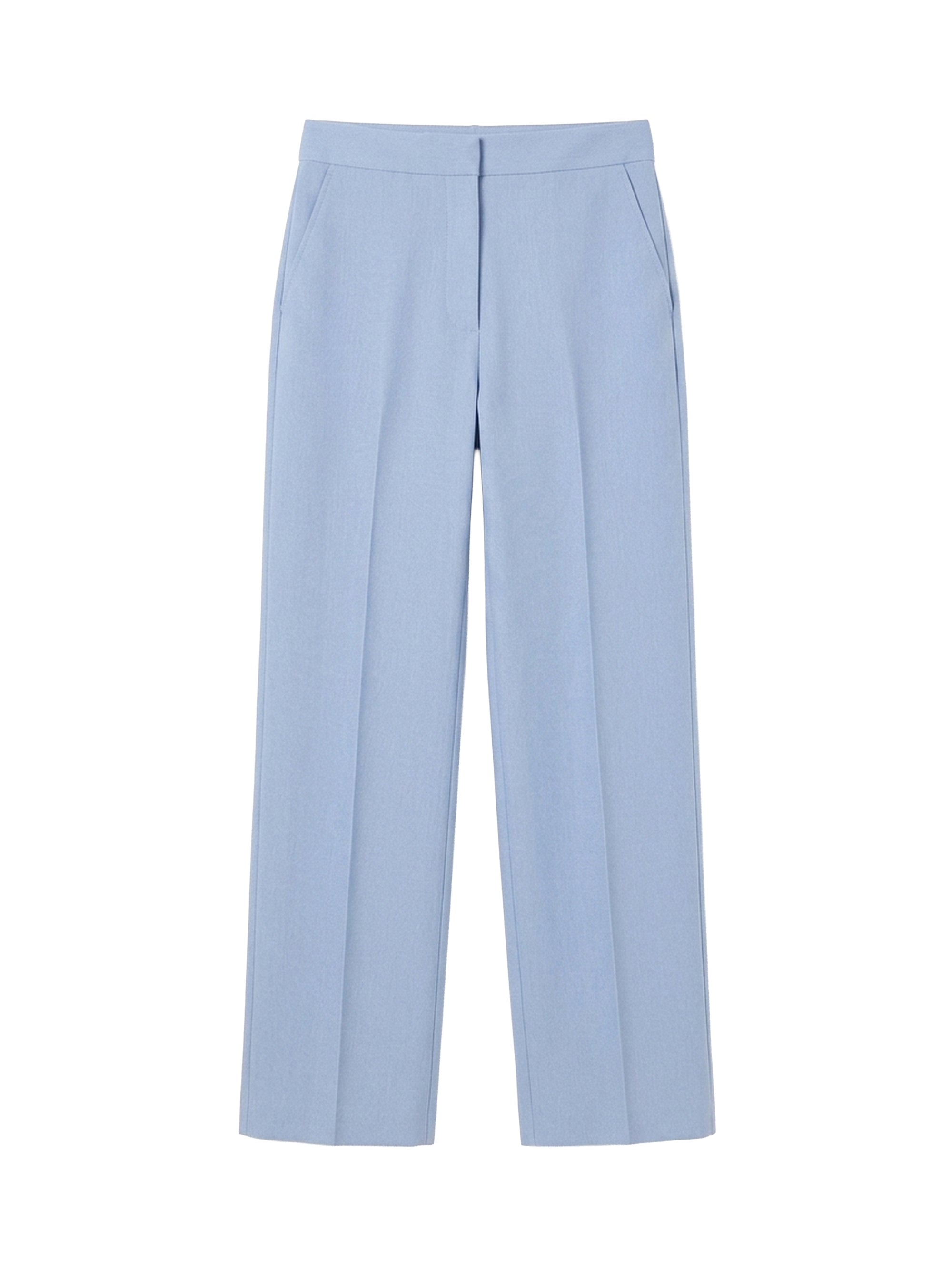 Pantalon de tailleur Loya en laine mélangée - Light Blue