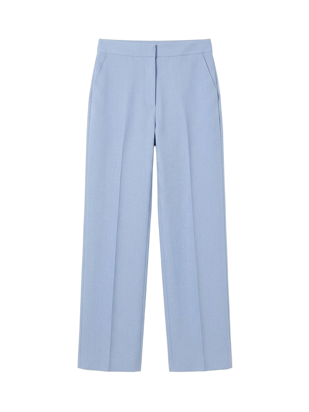 75€ / 16 sold //27 QTY / ST59%   Pantalon de tailleur Loya en laine mélangée - Light Blue
