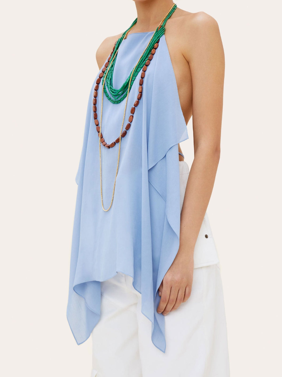 55€ / 0 sold //0 QTY / ST0%   Débardeur dos nu Bijoux - Blue