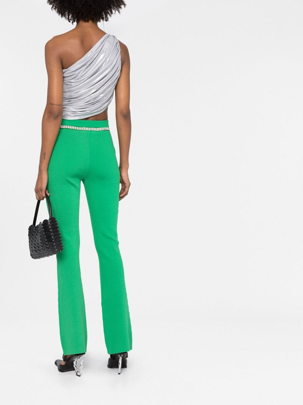 Pantalon à cupchain à la taille et zip invisible - Pink
