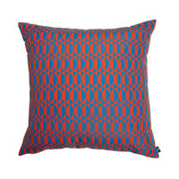 Losanghe outdoor cushion - Turquoise & Orange