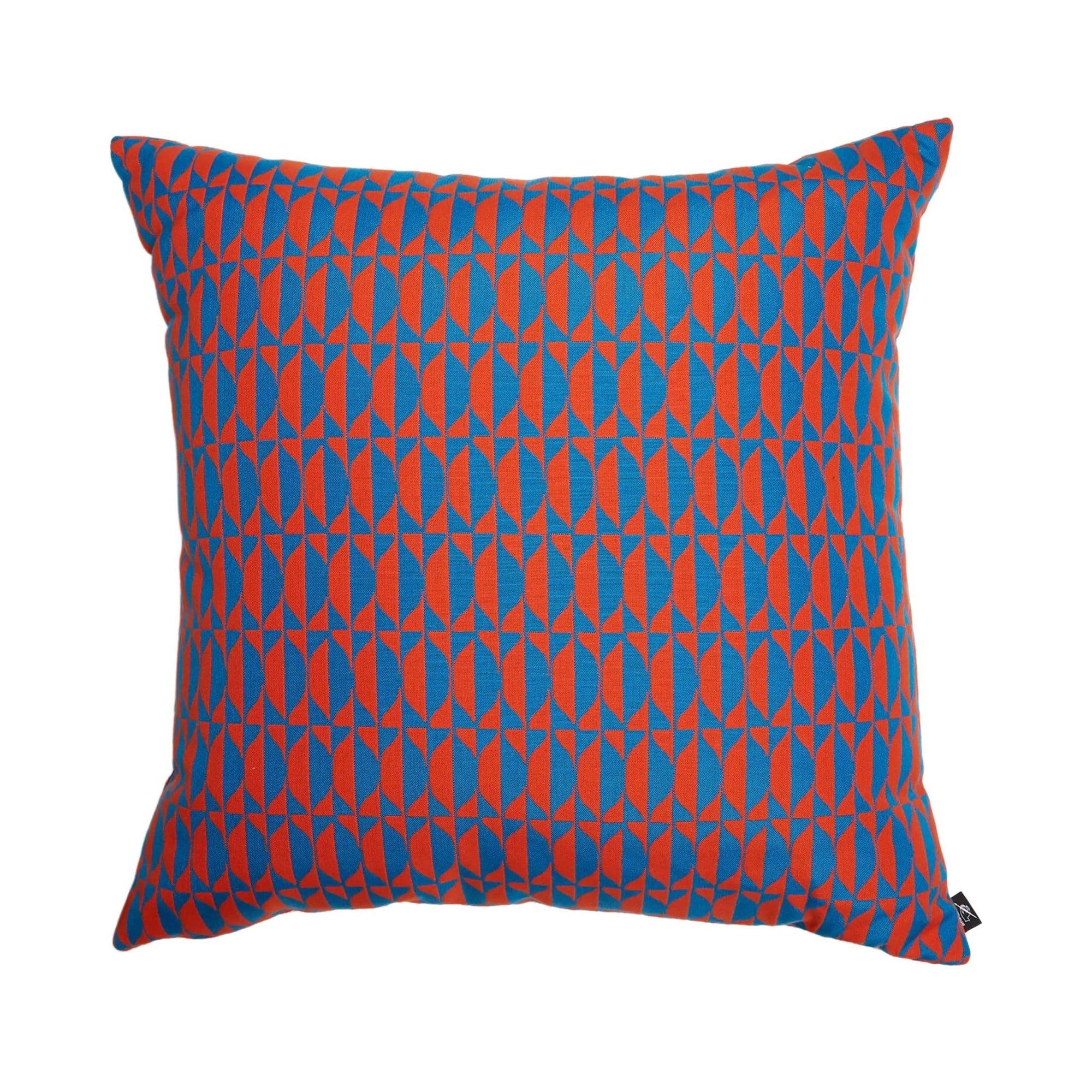 Losanghe outdoor cushion - Turquoise & Orange