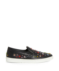 Sneakers Grove en cuir - Champagne & Rainbow Mix