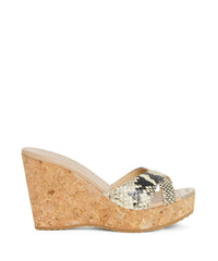 Mules Pandora 100 en cuir - Natural