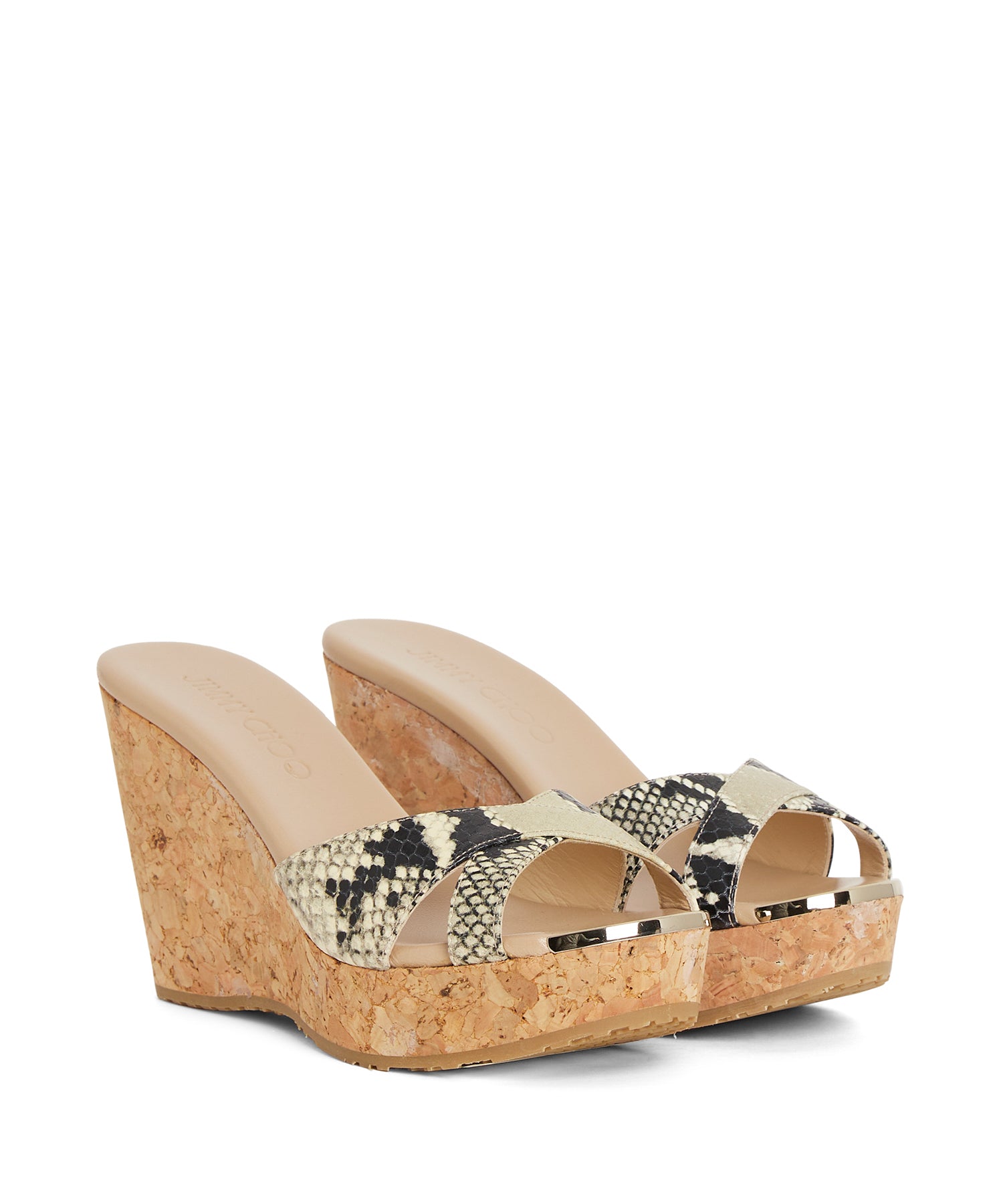 Mules Pandora 100 en cuir - Natural