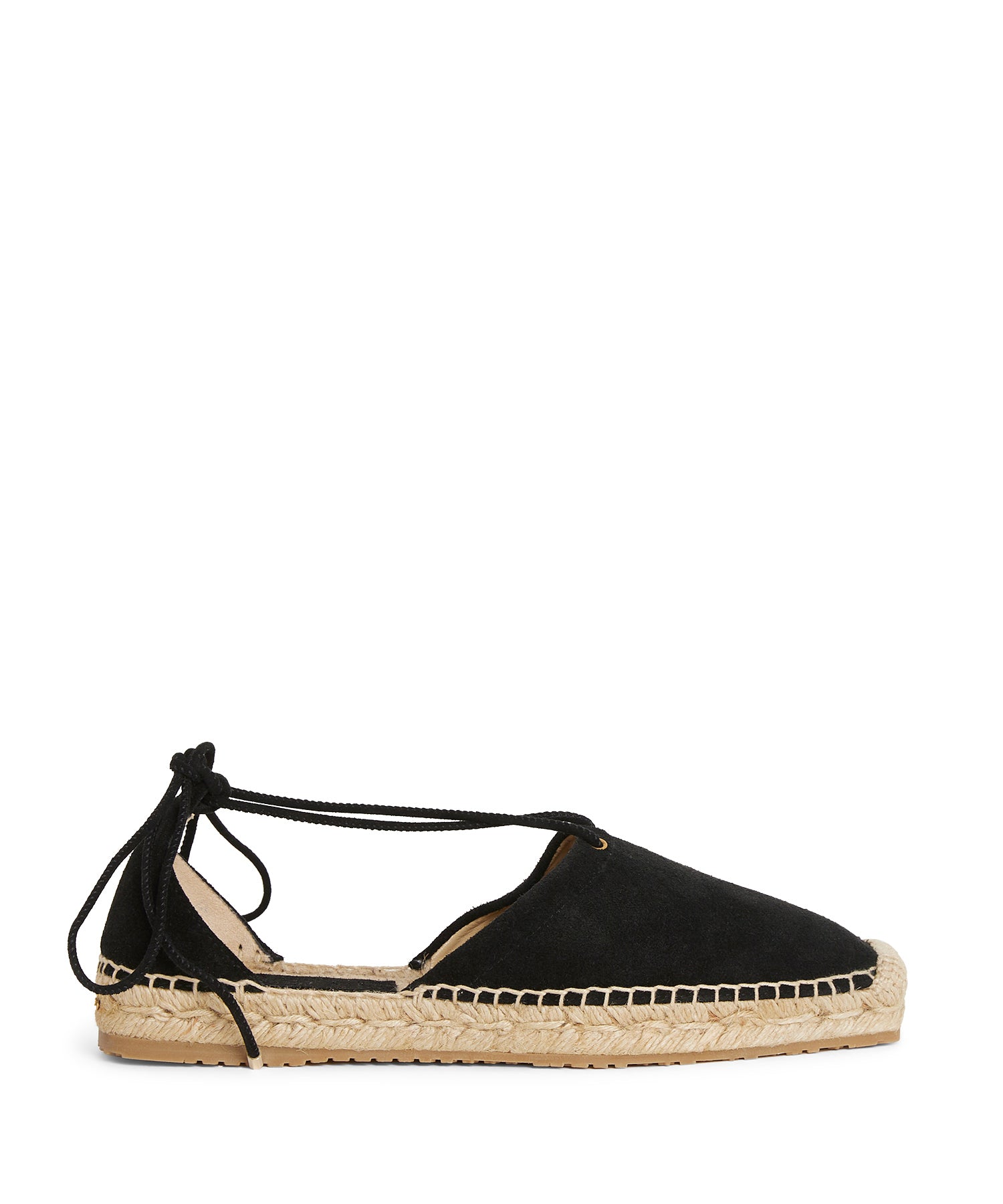 Espadrilles Dulcet en cuir - Black