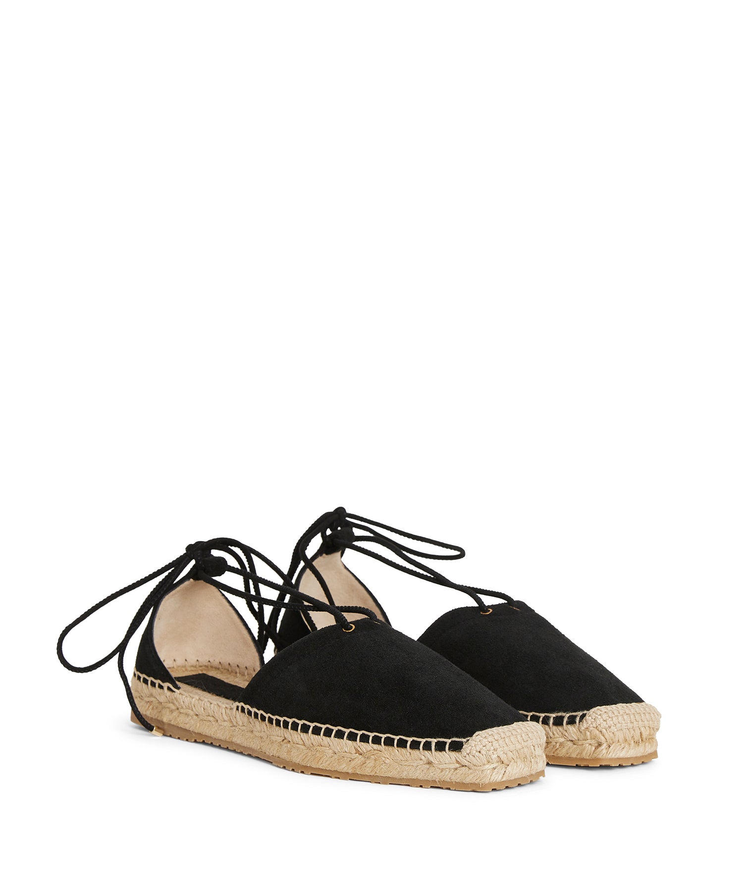 Espadrilles Dulcet en cuir - Black