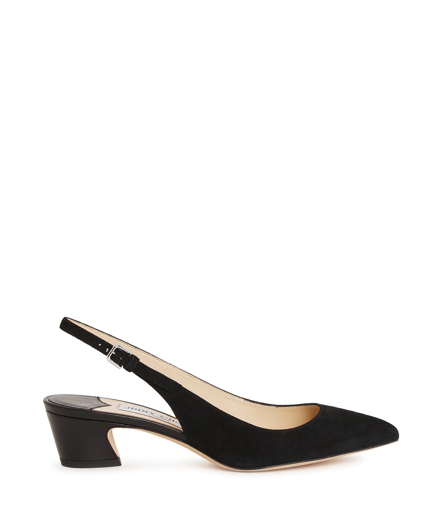 Slingbacks Gemma 40 en cuir embossé - Black