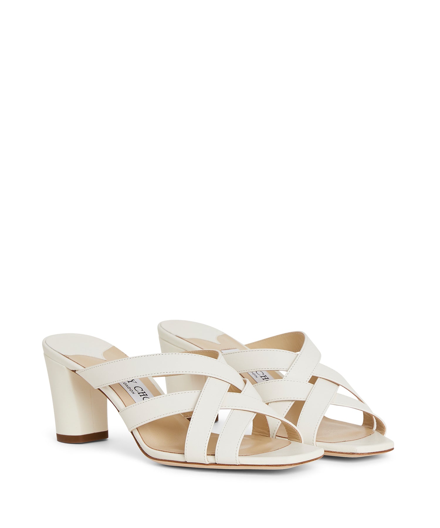 Donte 65 suede mules - Milk