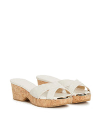 Mules Panna 50 en cuir - Latte