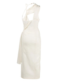 Robe Abanada en laine - White