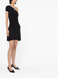 8pcs RELIQUAT 120€ / Robe contraste asymétrique - Black & Heritage white