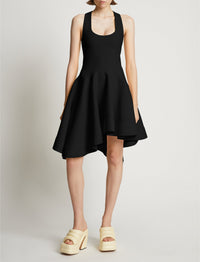 Robe en tricot sculpté - Black
