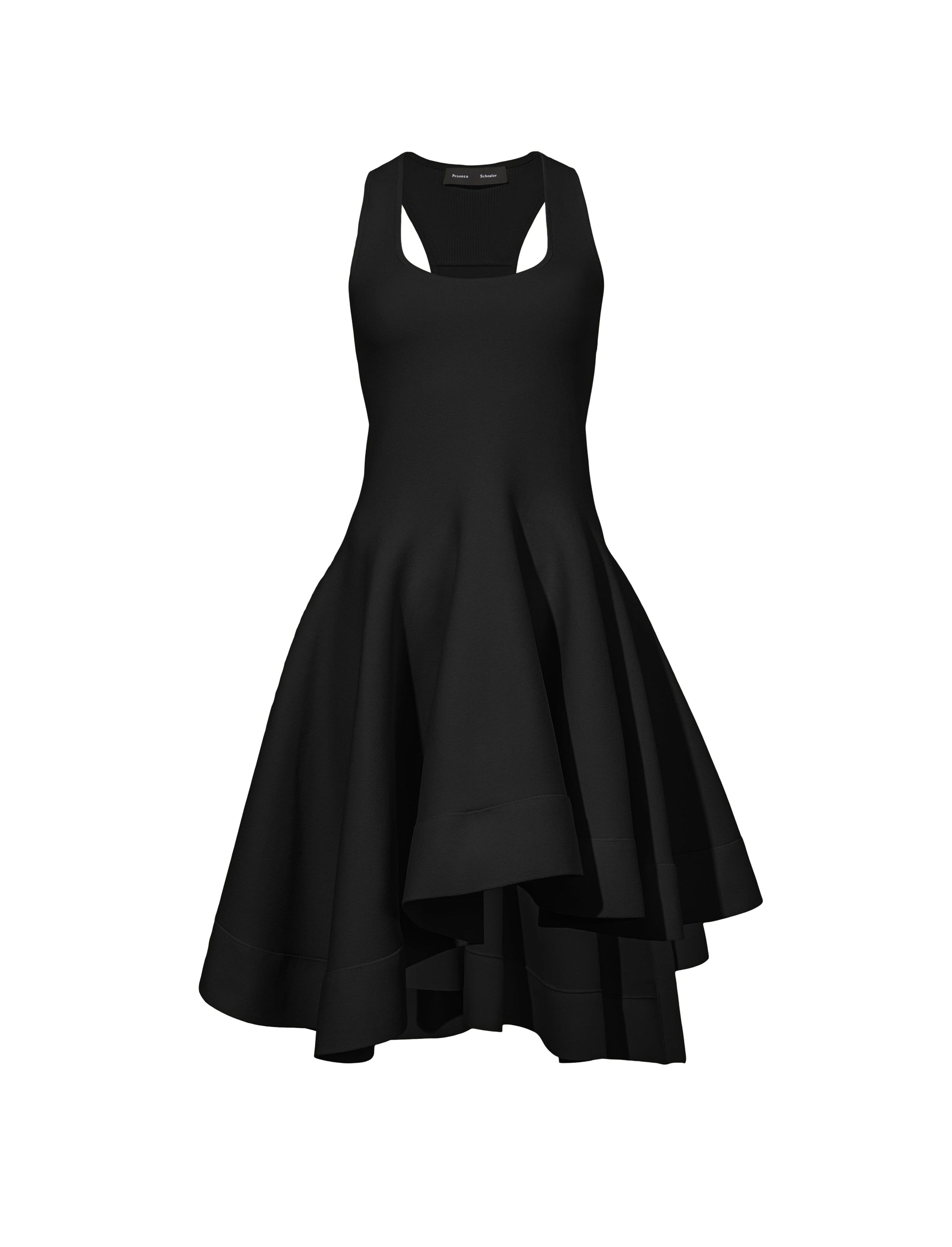 Robe en tricot sculpté - Black