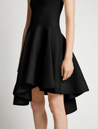 Robe en tricot sculpté - Black