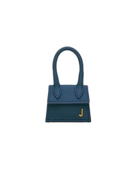 Sac Chiquiti en cuir - Navy