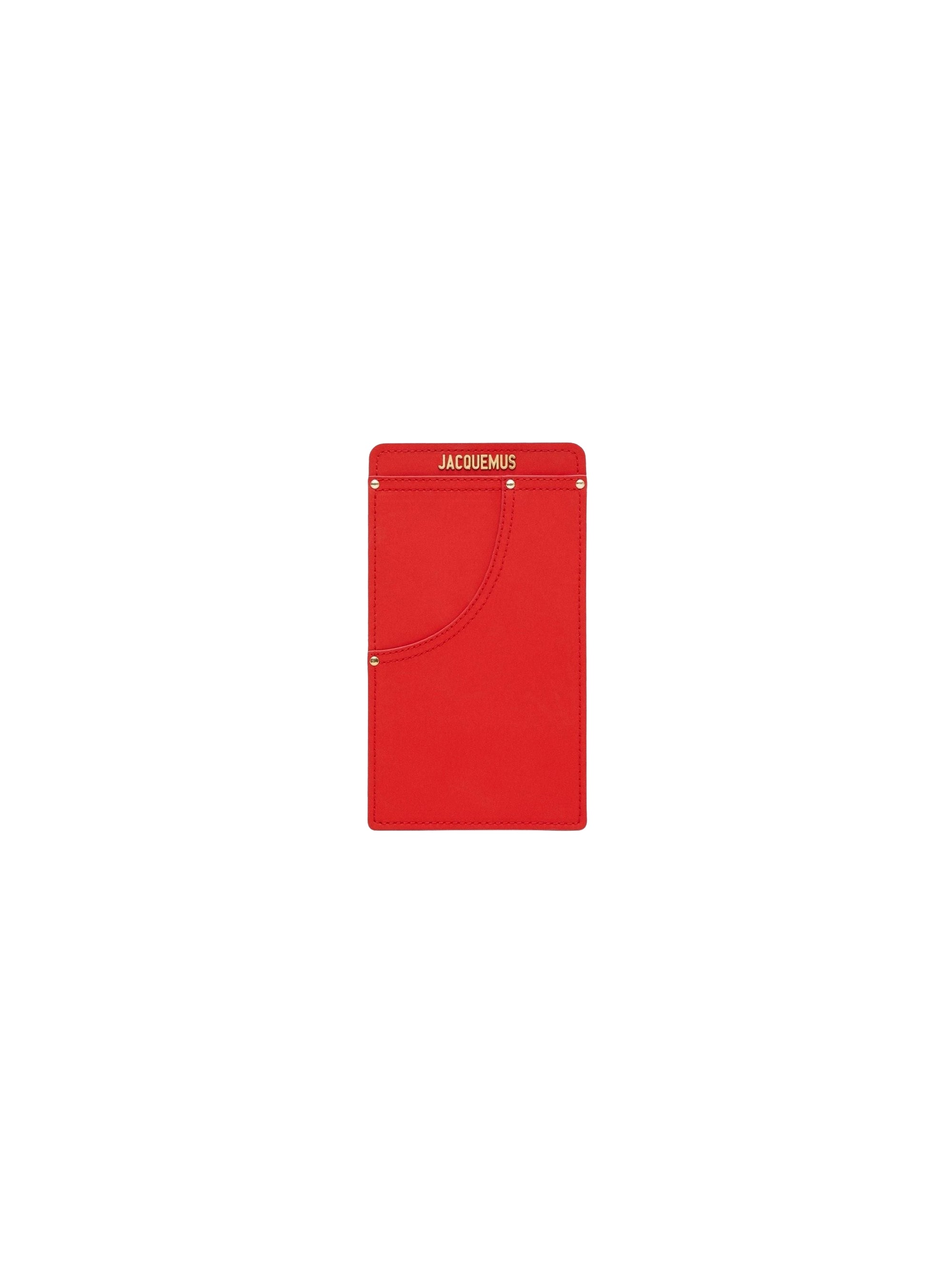 Poche Jacquemus en cuir - Red