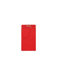 Pochette à logo en cuir - Red